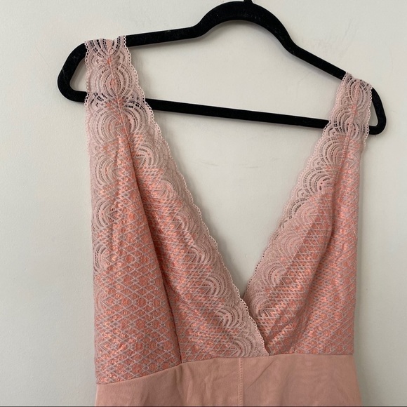 Nwt-Free People 'Sinking Ships' Metallic Trim Bodysuit - Picture 6 of 10